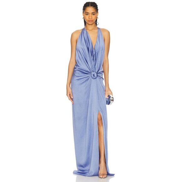NWT SILVIA TCHERASSI Torgiano Dress Periwinkle - Picture 1 of 3
